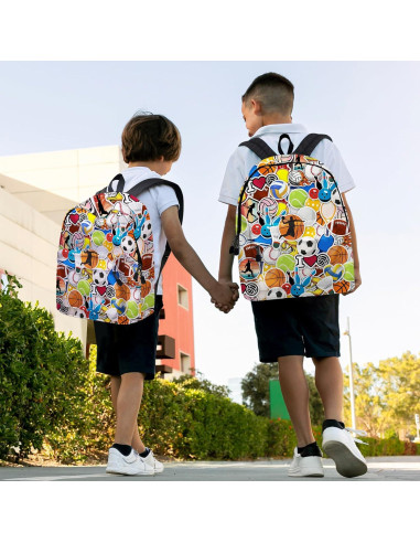 Mochila Escolar Deportiva ROVOZAR 41x31x10 cm para Niños