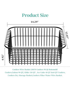 Canasta de Alambre BiLLNE 20070 para Enfriadores 90 Qt 2