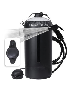 Bolsa de Ducha Solar Portátil Aircity 20L con Bomba de Pie