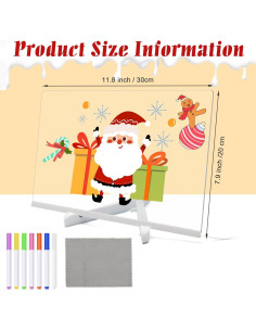 Tablero de Mensajes LED Acrílico Windspeed 30x20 cm Multicolor 2