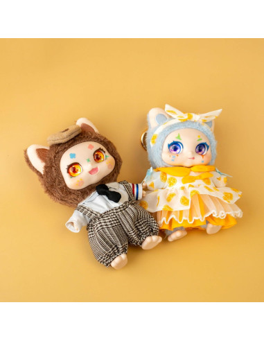 Conjunto de Ropa de Muñeca CALEMBOU Kawaii 17cm Vestido