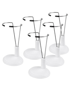 Soporte de exhibición para muñecas HMIEPRS 5 piezas Blanco