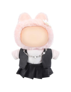 Conjunto de Ropa para Muñeca Hiboom 17 cm - Chaleco, Falda y Collar