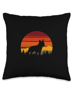 Almohada Cuadrada Retro 40x40 cm Cool Hiking Frenchie