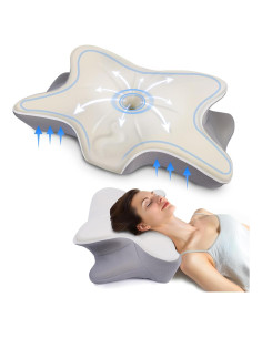 Almohada Cervical Ergonómica Monoledis Espuma Viscoelástica