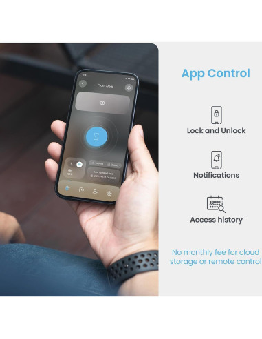 Cerradura Inteligente Lockly Vision Elite con Cámara HD y Timbre