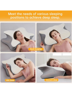 Almohada Cervical Ergonómica Monoledis Espuma Viscoelástica 2