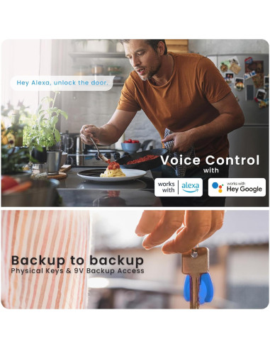 Cerradura Inteligente Lockly Vision Elite con Cámara HD y Timbre