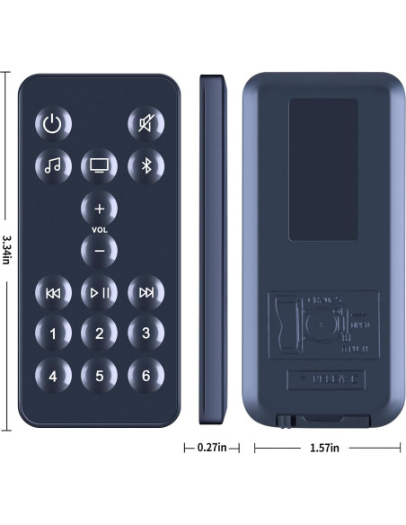 Control Remoto Reemplazo para Bose SoundBar 500/600/900