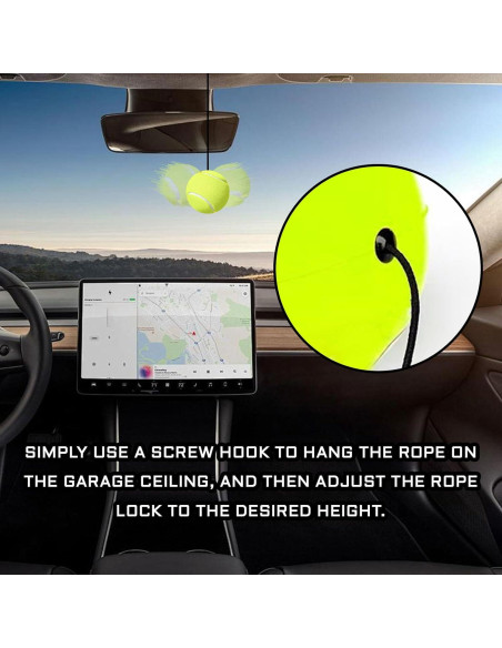 2 Juegos de Sensor de Estacionamiento KUQUTIDY con Pelotas