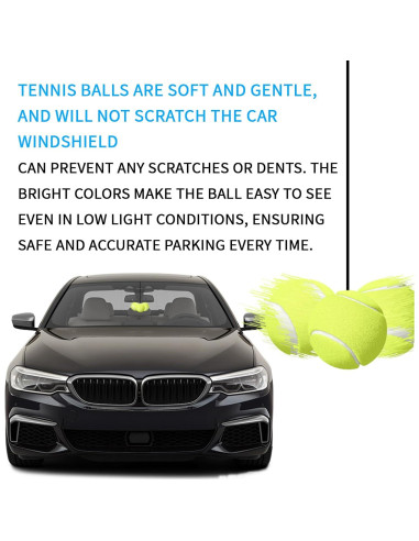 2 Juegos de Sensor de Estacionamiento KUQUTIDY con Pelotas