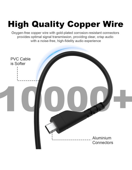 Cable de audio de reemplazo SteelSeries Arctis 1.5m