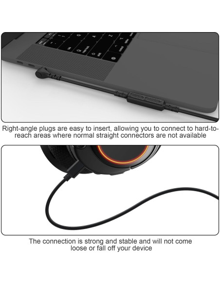 Cable de audio de reemplazo SteelSeries Arctis 1.5m