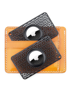 Funda Ultra Delgado para Airtag CITYWAY - 2 Piezas, Negro