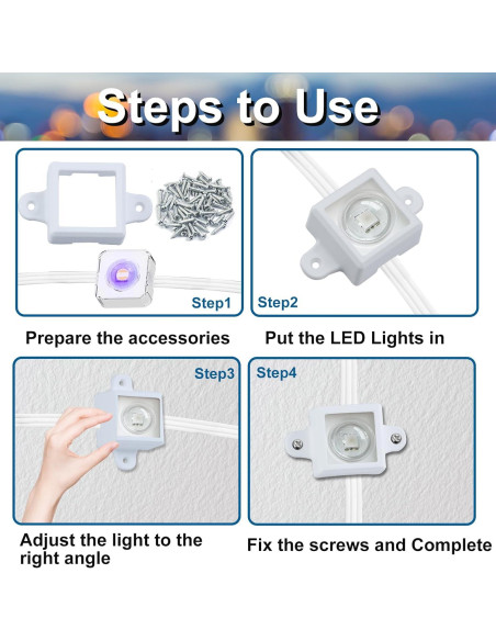 Juego de 36 Soportes de Montaje para Luces Govee H705