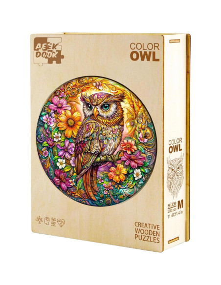 Rompecabezas de Madera AEEKDOOK 200 Piezas 29x28.7 cm