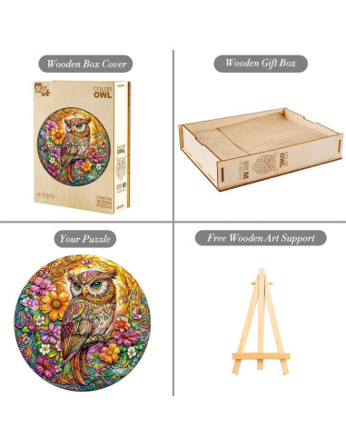 Rompecabezas de Madera AEEKDOOK 200 Piezas 29x28.7 cm