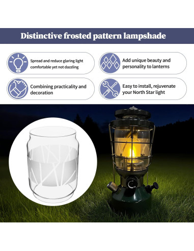 Globo de Linterna de Vidrio Borosilicato Coleman Northstar