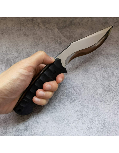 Cuchillo Kukri XHM Awesome 25.4 cm Acero 9Cr18Mov con Funda Kydex