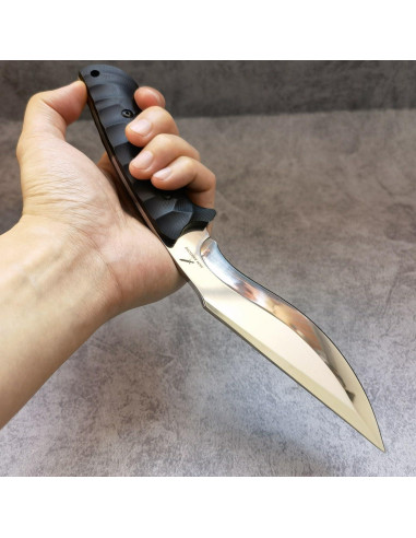 Cuchillo Kukri XHM Awesome 25.4 cm Acero 9Cr18Mov con Funda Kydex