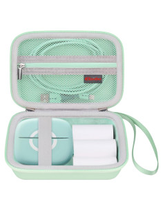 Funda de Transporte Elonbo para Impresora de Etiquetas Mini Verde