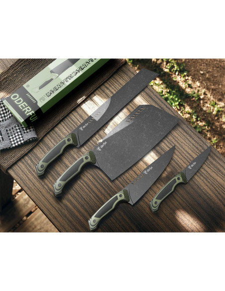 Cuchillo de Rebanar ODERFUN 30 cm Acero Alemán Mango G10