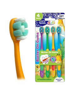 Cepillo de Dientes GuruNanda Butter On Gums - 4 Cerdas Suaves