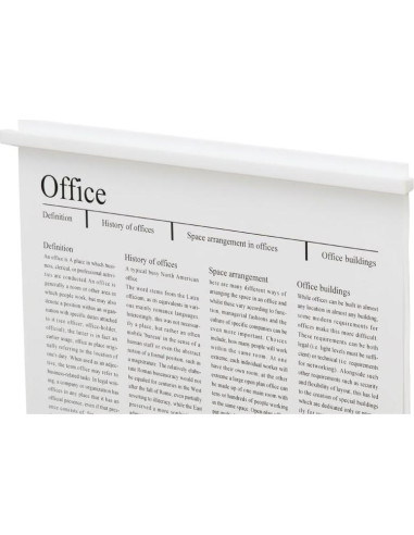 Barra Magnética Slim Magx 10 Piezas Blanca 22 cm