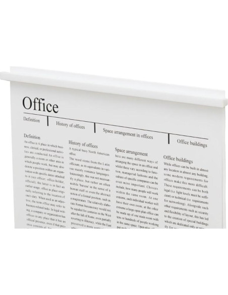 Barra Magnética Slim Magx 10 Piezas Blanca 22 cm