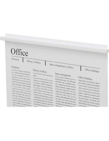 Barra Magnética Slim Magx 10 Piezas Blanca 22 cm