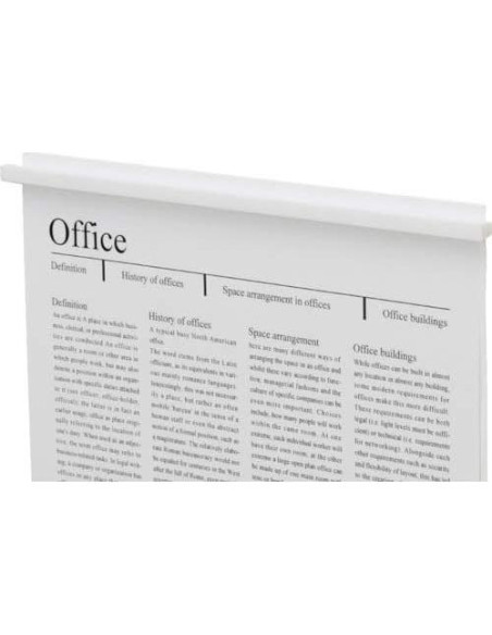 Barra Magnética Slim Magx 10 Piezas Blanca 22 cm