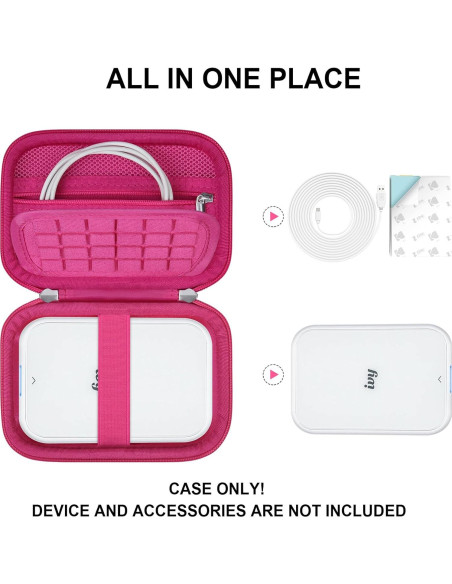 Funda Dura para Impresora de Fotos Mini Canon Ivy 2 - Rojo