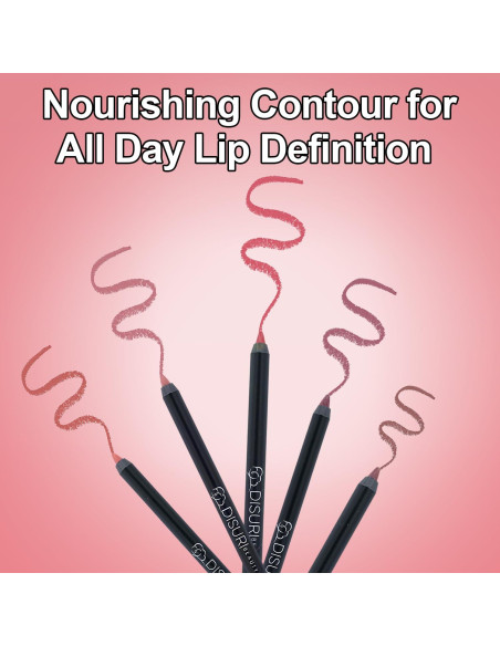 Delineador de Labios DISURI Beauty Blush Blossom - Vegano y Larga Duración