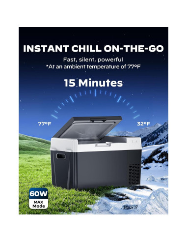 Nevera de Coche Marsail 25QT 12V -20C a 20C Portátil