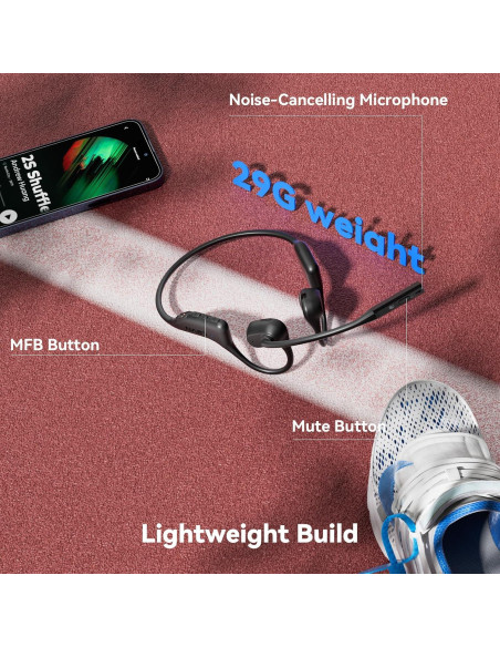 Auriculares Abiertos LEVN LE-HS017 V2 Bluetooth 5.3 con Micrófono