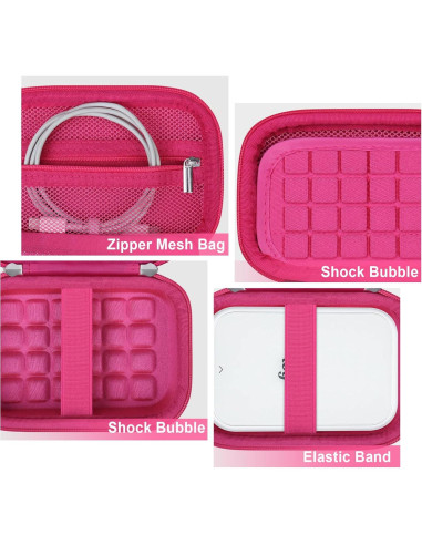 Funda Dura para Impresora de Fotos Mini Canon Ivy 2 - Rojo