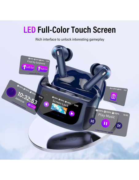 Auriculares Inalámbricos Thunelec U9 Bluetooth 5.4 IPX7 48H