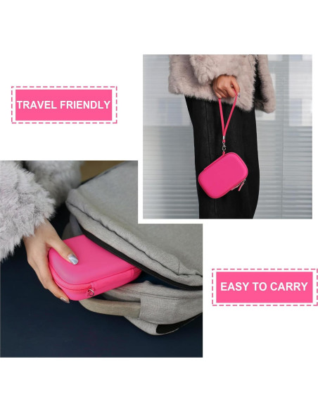 Funda Dura para Impresora de Fotos Mini Canon Ivy 2 - Rojo