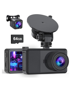 Cámara Dash Delantera y Trasera AIPLUGER 2.5K + 1080P