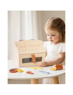 Freidora de Aire de Juguete ROBOTIME para Niños - Madera 2