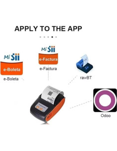 Impresora Térmica de Recibos Bluetooth GZGYNADAST PT210 58mm 2