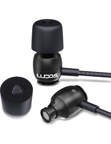 Auriculares Ludos Clamor con Micrófono y Aislamiento de Ruido