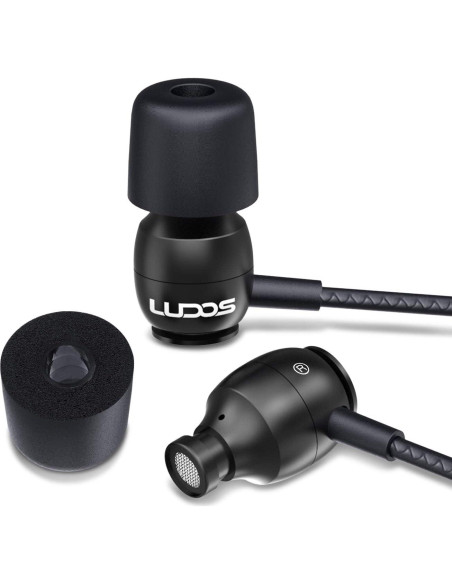 Auriculares Ludos Clamor con Micrófono y Aislamiento de Ruido