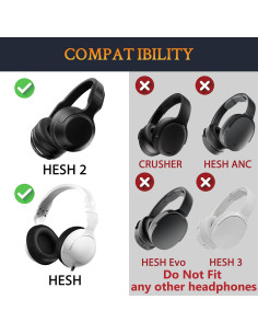 Almohadillas de Gel Refrigerante SOULWIT para Auriculares Hesh 2 2