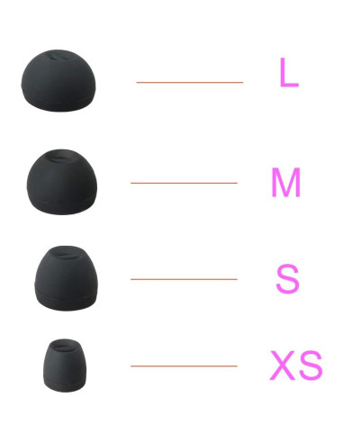8 Pares Puntas de Silicona para Auriculares Sennheiser - Extra Pequeñas