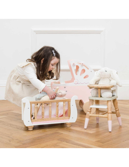 Cuna de Muñecas de Madera Le Toy Van TV600 - Juguete Educativo