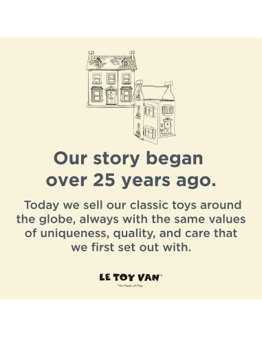 Cuna de Muñecas de Madera Le Toy Van TV600 - Juguete Educativo