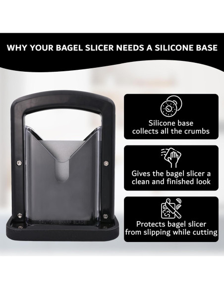 Base de Silicona Antideslizante ISOKO para Cortador de Bagels