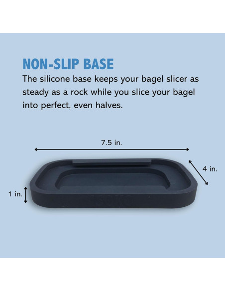 Base de Silicona Antideslizante ISOKO para Cortador de Bagels