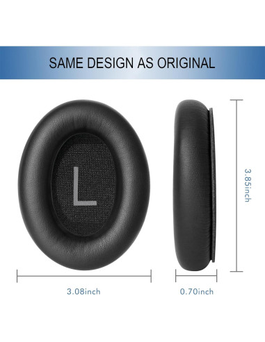 Almohadillas de Repuesto GEVO para Auriculares Bose QC45 SE